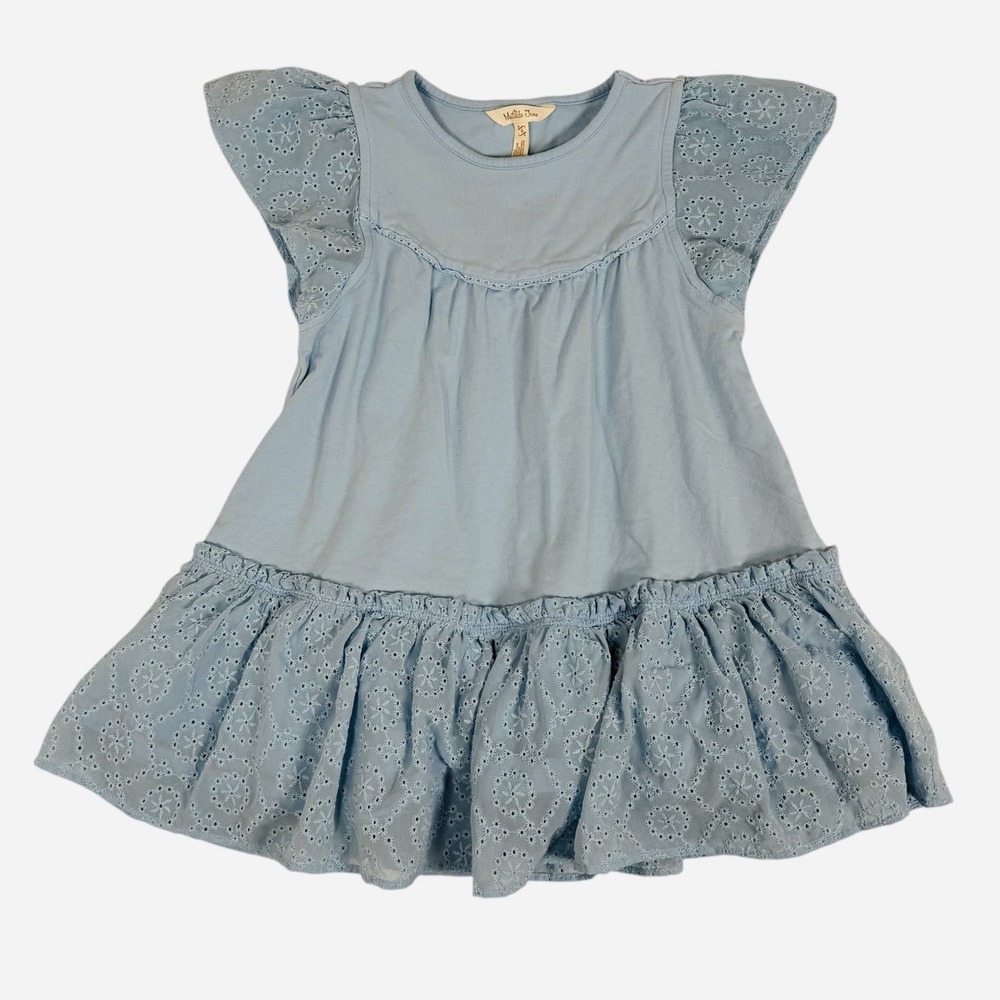 Matilda Jane Dream Chasers Oh Joy Dress Girls 6 Blue Ruffle‎ Lace